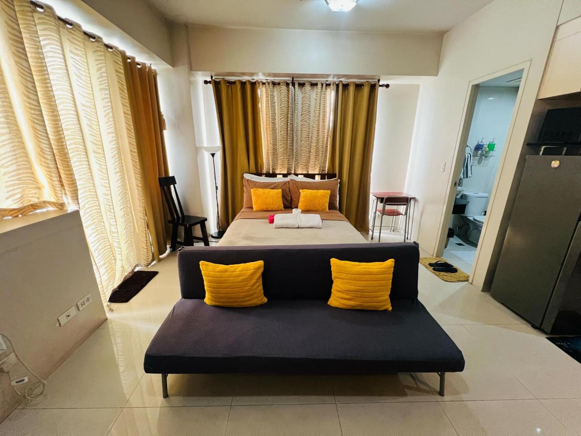 One Palm Tree Villas Condominium - Studio 7Th Fl With Balcony - Across Terminal 3 Airport Pasay Extérieur photo